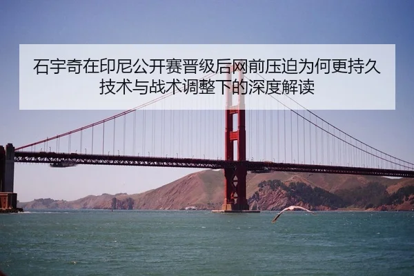 石宇奇在印尼公开赛晋级后网前压迫为何更持久 技术与战术调整下的深度解读